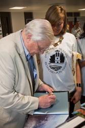 Sir David Attenborough book signing