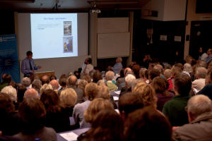 Prof Paul Leonard and audience