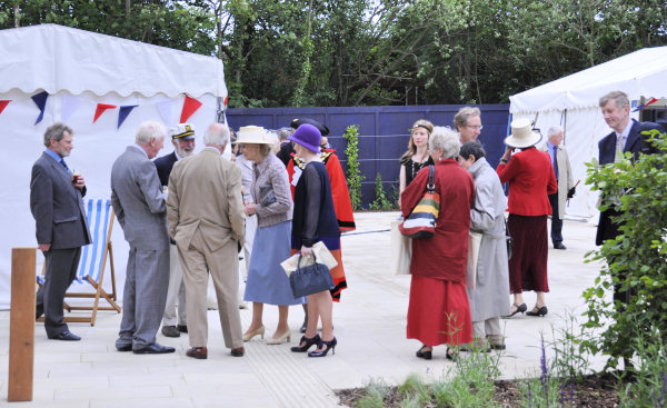 Princess Alexandra opens the Diamond Jubilee Gardens