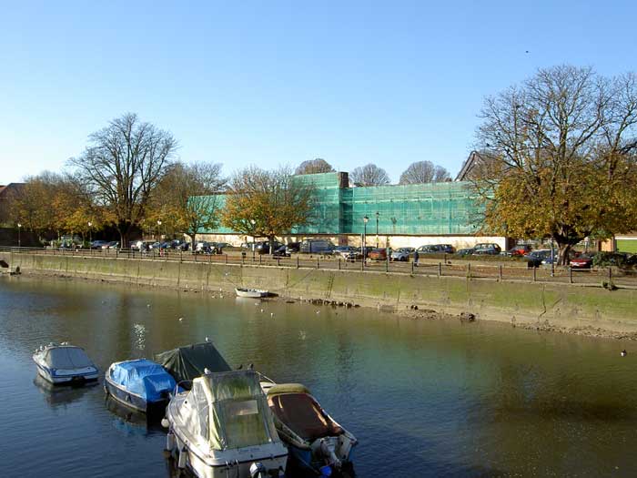 The front of the pool building, 13/11/04