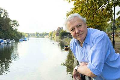 Sir David Attenborough on Twickenham Riverside