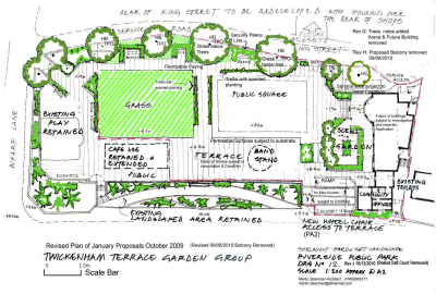 Terrace Group's plan - Oct 2010. Click to see alarger version. Copyright © Twickenham Riverside Terrace Group